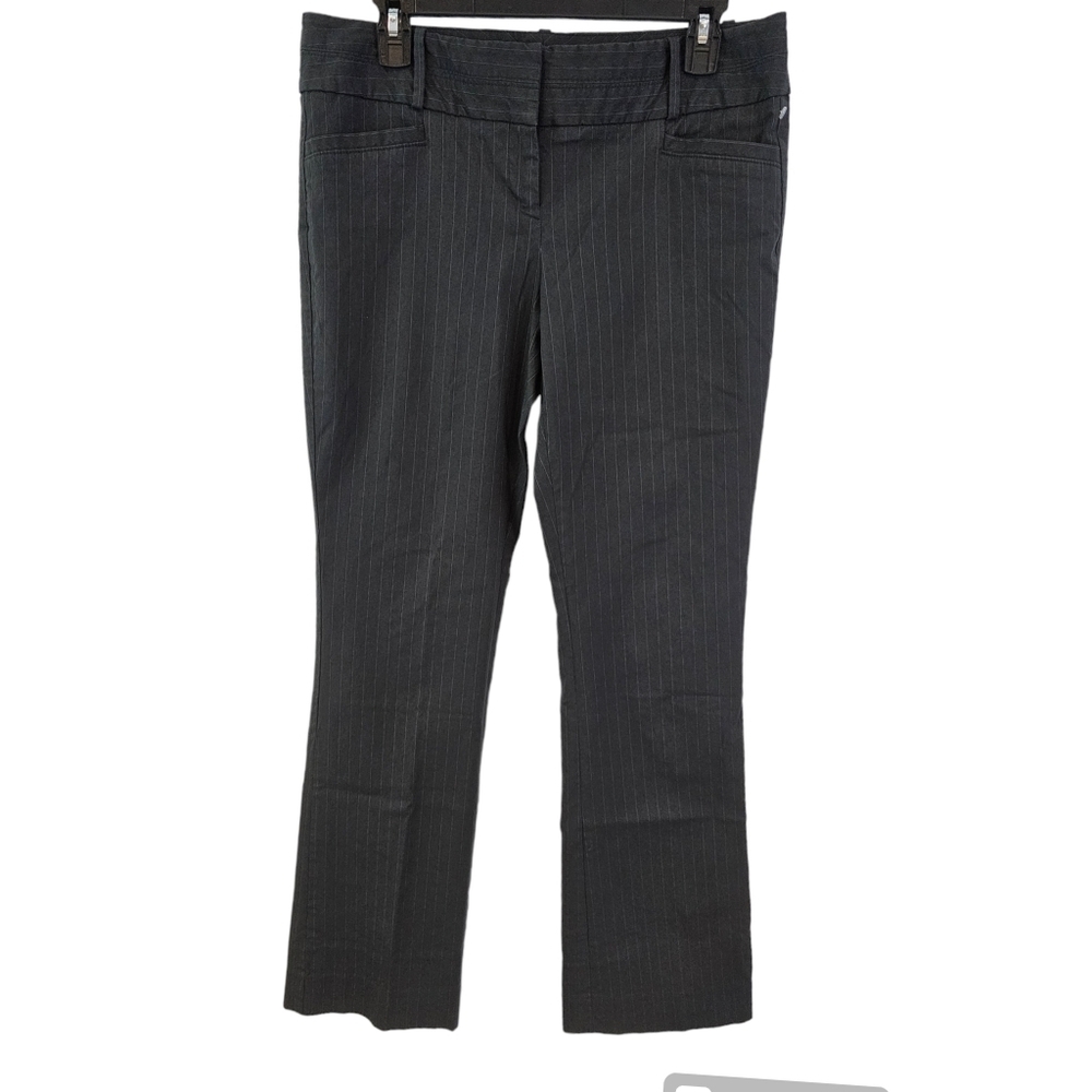 The Limited Size 10 Exact Stretch Dress Pants Gray Pinstripe